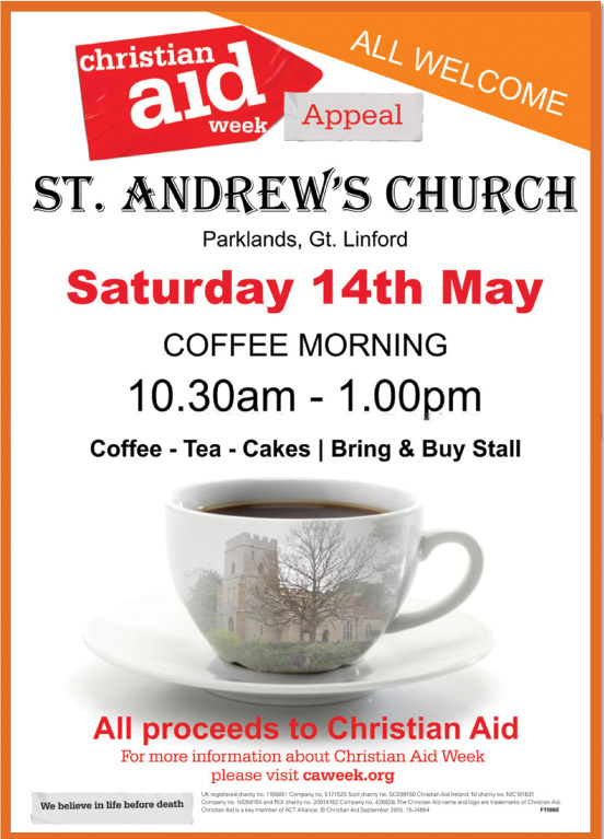 christian aid coffee morning 2016 - Stantonbury Ecumenical Partnership